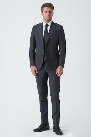 White Stone Hereford T2468 Slim Fit 6 Drop Likralı Takım Elbise Desenli-desenli Çok Renkli