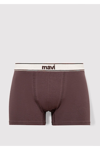 Mavi - Kahverengi Basic Boxer 092463-70246 Kahverengi