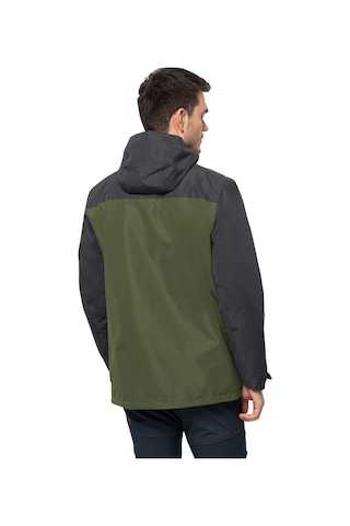 Jack Wolfskin Taubenberg 3ın1 Erkek Su Geçirmez Outdoor Mont Yeşi Yeşil