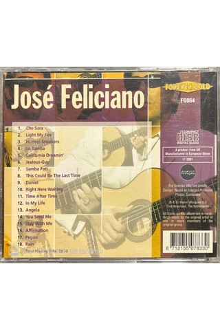 Plak Değildir Cd Dir Cd Jose Feliciano Che Sara Cd