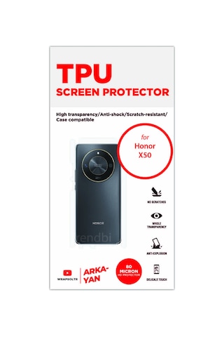 Honor X50 Arka Ve Yan Kaplama Koruyucu Hd Film