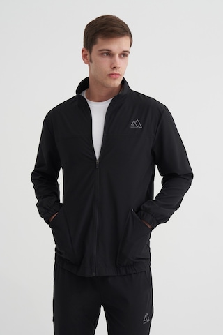 Cazador Micro Tam Fermuar Sweatshirt Erkek 5001 Siyah Siyah