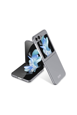 Samsung Galaxy Z Flip 5 İle Uyumlu Kılıf Mat Görünümlü Ultra İnce Telefon Kılıfı Kapak