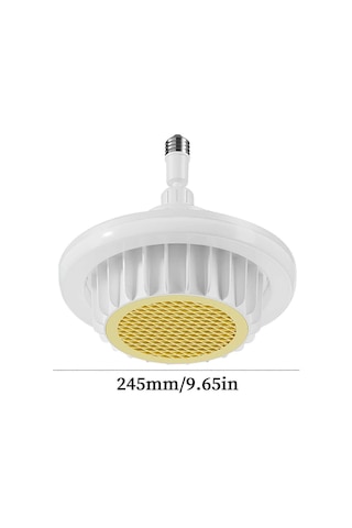 Istıcılı, Kumandalı, 3 Işık Modlu Led Ampul Isıtıcı Led Avize Ortam Isıtan 36 Watt 3900 Lümen Ampul