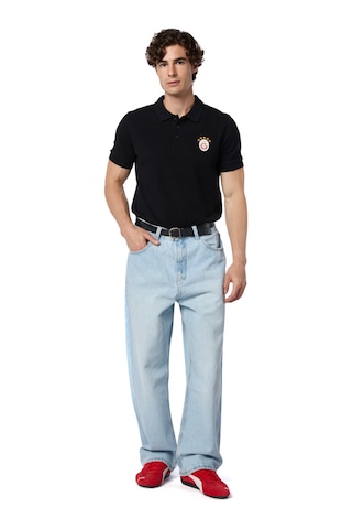 Gsstore Galatasaray 5 Yıldız Klasik Logo Polo T-shirt E251403 Siyah