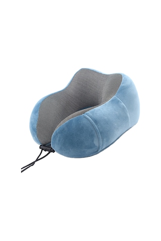 Jeehugo Kuru Yıkama U Yastığı, Seyahat Ve Araba İçin Boyun Desteği, Hafıza Yünü, Boyun Egzersizi, Konuk Mavisi + Çantası Diğer