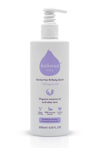 Kokoso Baby Saç ve Vücut Şampuanı Kokusuz 200 Ml
