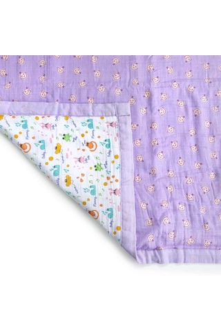 Milk&moo Müslin Battaniye Elyaf Dolgulu Milk&moo Friends Çok Renkli