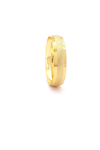 Altın Kaplama Simli Çizgili Model 1.5 Cm İmitasyon Bilezik Blz-3133 Altın