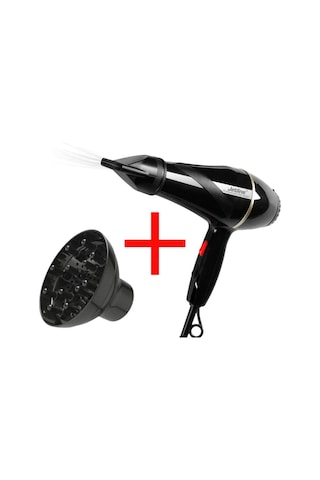 Jetline Jet-9001 Turbo 3500 Profesyonel Fön Makinesi + Vigo Başlık
