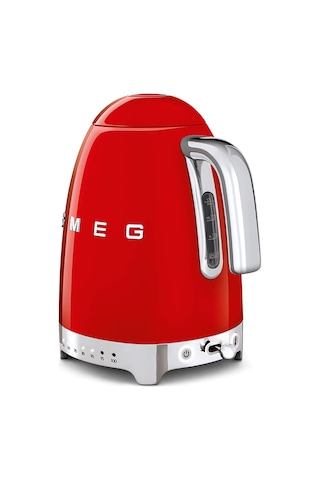 Smeg KLF04 1.7 LT Paslanmaz Çelik Su Isıtıcı Kettle Kırmızı