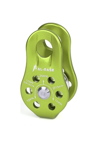 Kangvka Alüminyum Alloy Dağcıklığa Uygun 20kn Sabit Yan Panel Kayıcı, Kurtarma Ve Taşıma İçin Dış Mekan Gereci Yeşil