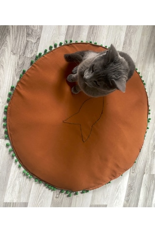 Luvaluva Kedi Küçük Irk Köpekler İçin Yer Mat Yatak 70 CM