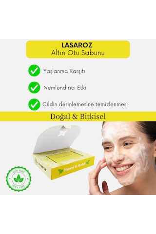 Altın Otu Sabunu Ölmez Çiçek Sabunu Yenileyici Leke Karşıtı Sabun