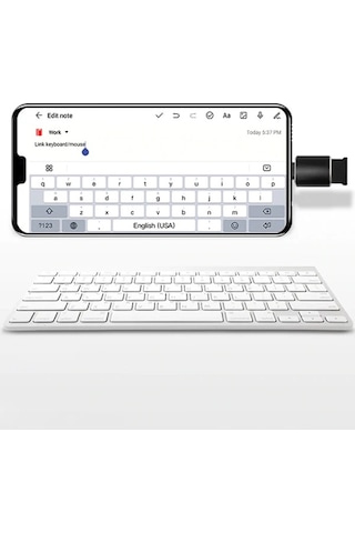 Ally Usb Type-c Dönüştürücü Otg Adaptör- 5775 Siyah