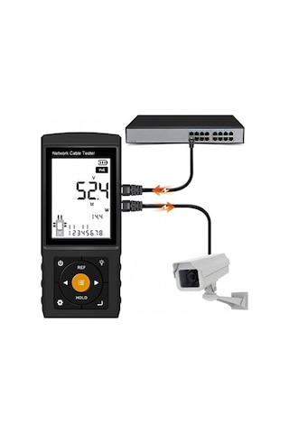 Novacom Nvc-lt200 3'' Lcd Ekranlı Tdr Metraj - Pse Voltaj - Network Kablo Test Cihazı