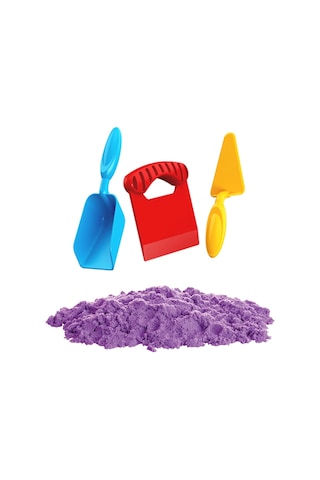 Art Sand Aksesuarlı Mor Oyun Kumu 1000 Gr. - Kinetik Kum Seti - Natural Kum - Doğal Kum Çok Renkli
