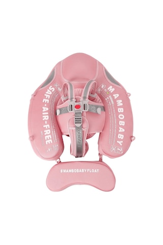 Mambobaby Yüzme Simidi - Pink Shark, Emniyetli, Gölgelikli Ve Ayak Destekli