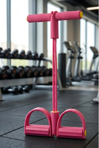 Pembe Body Trimmer-mekik Aleti-direnç Lastiği-evde Spor Ekipmanları-karın Kası Aleti-bel İnceltme Egzersizleri-fitness-taşınabilir Egzersiz Bandı. Pembe