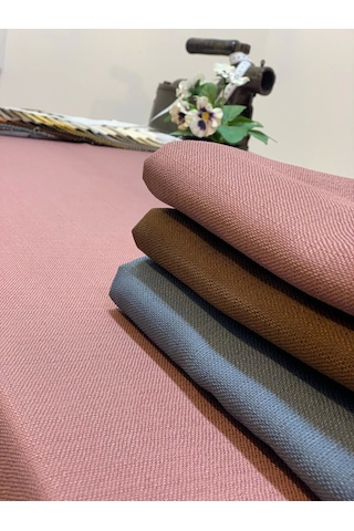 Nivemeshome Keten Trend Masa Örtüsü Gül Kurusu Apm Çok Renkli