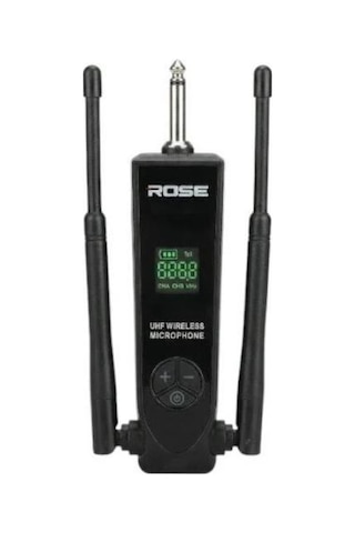 Rose R-201-yw Uhf Kablosuz Telsiz Yaka Mikrofon 32 Kanal
