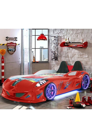Setaymobilya Arabalı Yatak , Koltuk Arkalık , Full Led , Jaguar , Setay