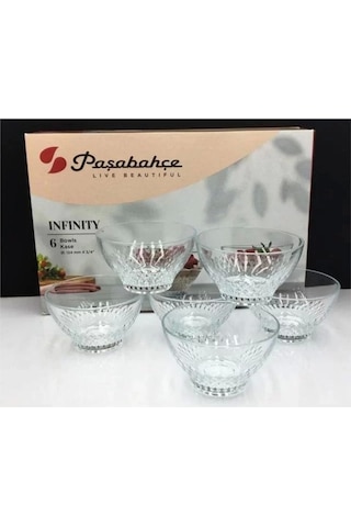 Paşabahçe 530256 İnfinity Cam Kase 12cm 6 Lı Paşabahçe 530256 İnfinity Cam Kase 12cm 6 Lı