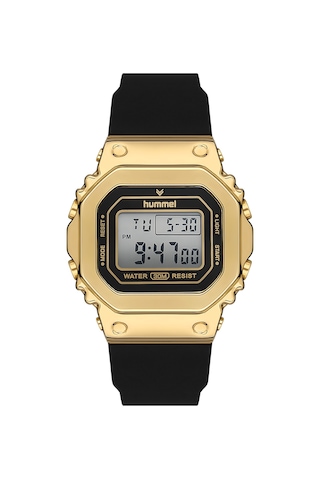 Hummel Erkek Kadın Spor Kol Saati Gold Siyah Hm-2001md-4 Altın