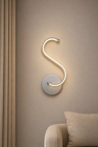AvizeGO Simon Modern Led Duvar Apliği Günışığı Gri