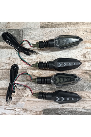 Led Sinyal Ok Desen V2 4'lü Kayar Ledli