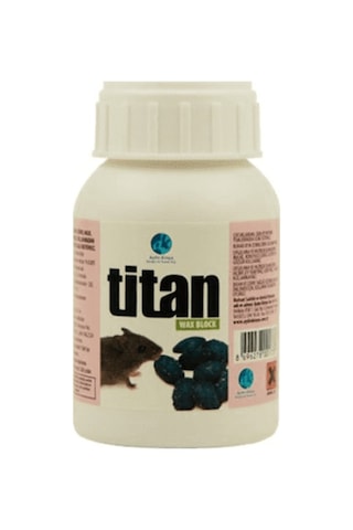 Titan Wax Block Badem Fare Zehiri 100 G