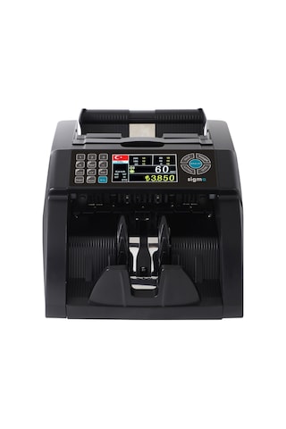 SC8520 Karışık Para Sayma Makinesi, TL ve Euro Karışık, Usd Adet Sayım + Müşteri Ekranı