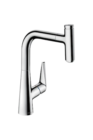 Hansgrohe Talis Select M51 Tek Kollu Eviye Bataryası 220, Çekilebilir Gaga, 1jet Krom krom