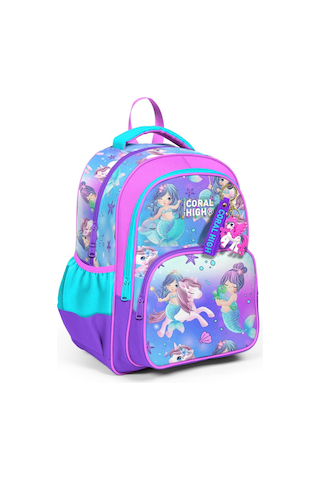 Coral High Mor Pembe Unicorn İlkokul Ve Günlük Sırt Çantası - Kız Çocuk