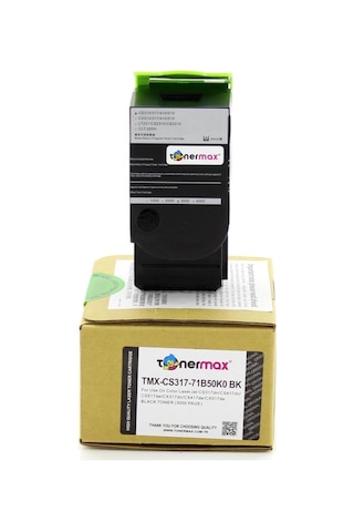 Tonerturk Lexmark 71B50K0 Siyah Uyumlu Toner /Cs317 /Cs417 /Cs517 /Cx317 /C
