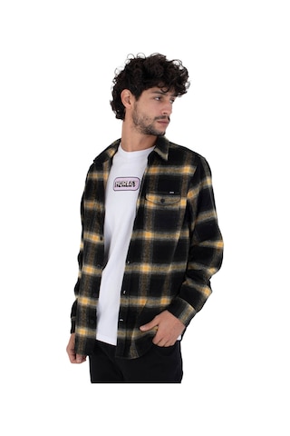 Hurley Hurley Portland Heavyweight Flannel Erkek Siyah Sweatshirt Blk Siyah