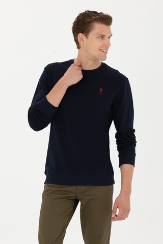 U.s. Polo Assn. Yuvarlak Yaka Lacivert Erkek Sweatshirt 1668658 Lacivert