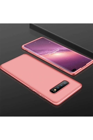 Galaxy S10 Plus Kılıf Zore Ays Kapak Rose Gold