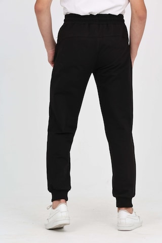 Toontoy Kids Toontoy Erkek Çocuk Baskılı Beli Paçası Lastikli Cepli Basic Jogger Eşofman Altı - 2 İplik Siyah