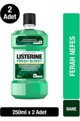 Listerine Fresh Burst Ağız Bakım Suyu 250 ML x2