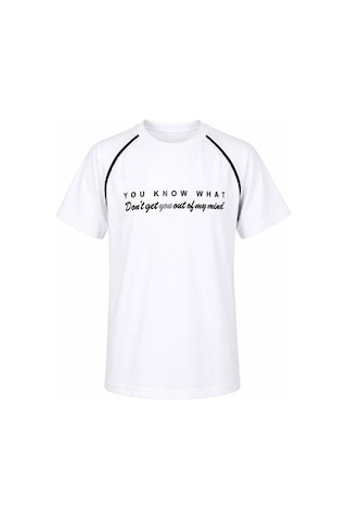 Trender Enjeksiyon Baskı Beyaz Erkek Çocuk T-shirt 8031