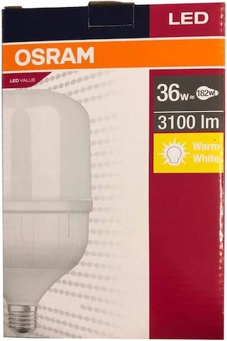 Osram Ledvalue 36W 182W Jumbo Torch Led Ampul Sarı