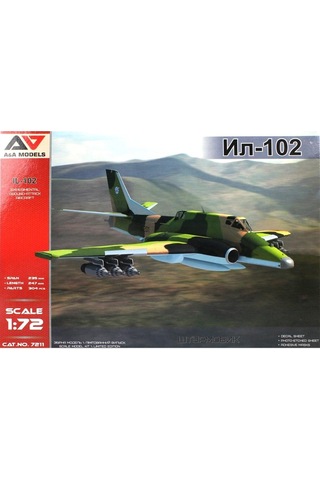 Modelsvit Aam7211 1/72 Ölçek, Il-102 Yer Taaruz Uçağı, Plastik Model Kiti-50711
