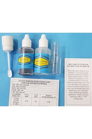 Su Testi Analiz Sıvısı Toplam Sertlik Kiti