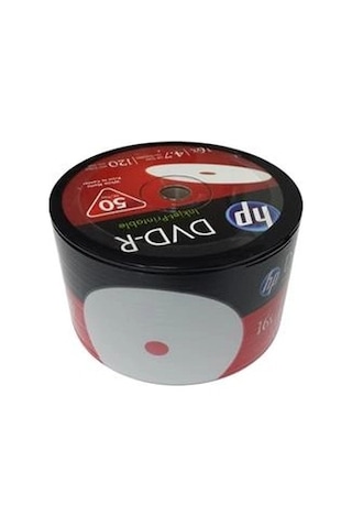 Hp Dvd-r 4,7gb-120min 16x 50 Li Shrink Printable Kdo
