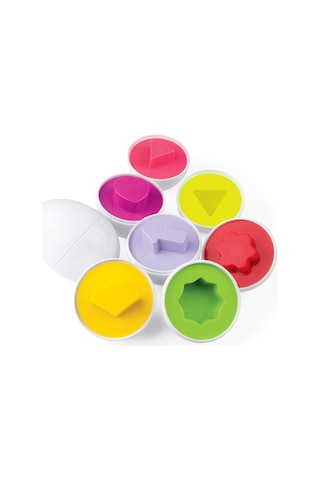 Circle Toys Geometrik Çocuk Eğitici 6’lı Yumurta Eşleme Oyunu