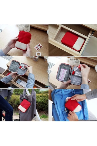 Microcase Al4230 Taşınabilir Mini ilaç ve Sağlık Çantası