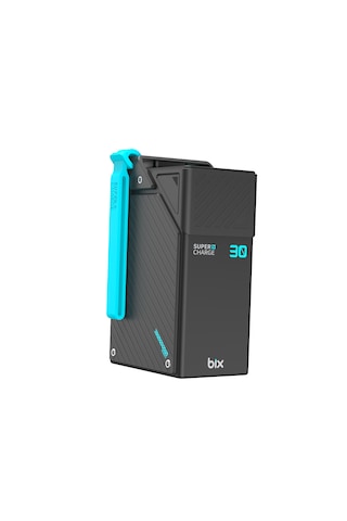 Bix Pb3010w 30000mah 65w Süper Hızlı Şarj Askı Tasarımlı Powerbank 4 Portlu Dijital Göstergeli Type-c Pd Taşınabilir Şarj Cihazı Siyah