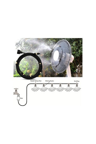 Suntek Misting Soğutma Sistemi 3/4" Sundurma Veranda Bahçe