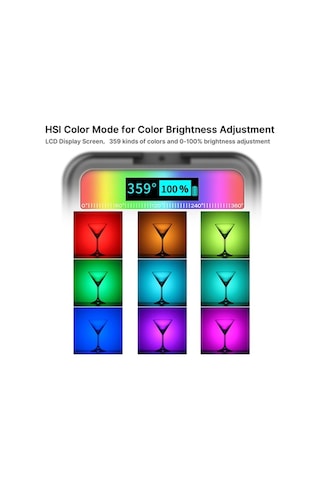 Electronıc Outlet Vl49 Video Ulanzı Taşınabilir Soğuk Rgb Led Led Kamera Işığı, Işığı Fotoğraf Aydınlatması, Aydınlatmalar Ayakkabılı 57782972 360 3 No Siyah